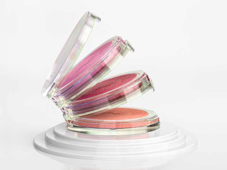 化妝品生產(chǎn)廠家定做電鍍幻彩粉餅盒 化妝品生產(chǎn)廠家定做電鍍幻彩粉餅盒