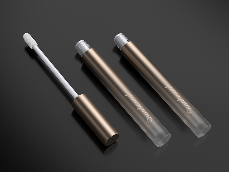 磨砂漸變空唇彩管注塑加工 磨砂漸變空唇彩管注塑加工