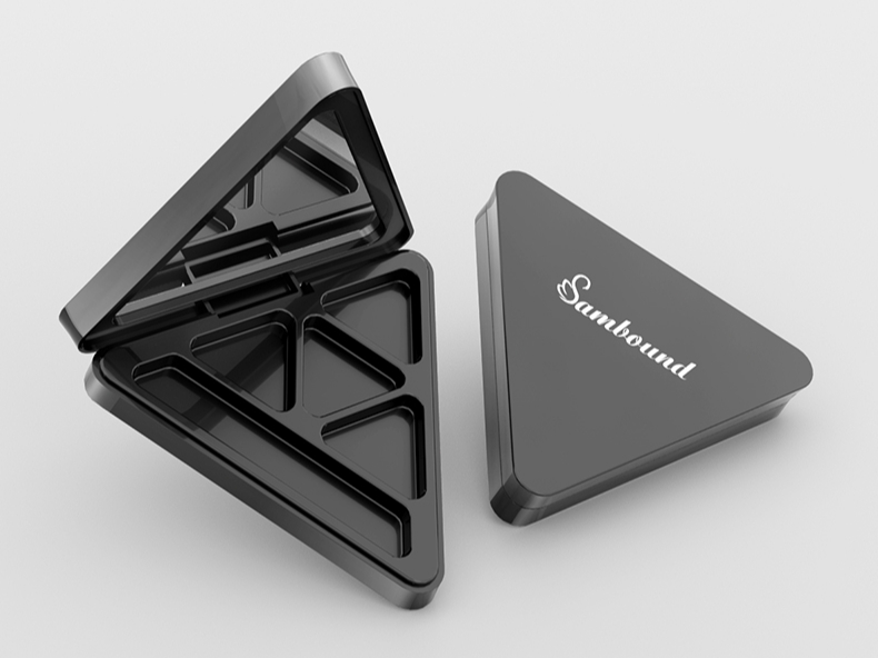 定制三角形眼影盤(pán)塑料包裝