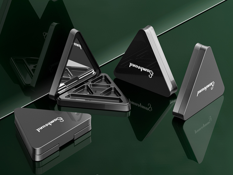 定制三角形眼影盤(pán)塑料包裝