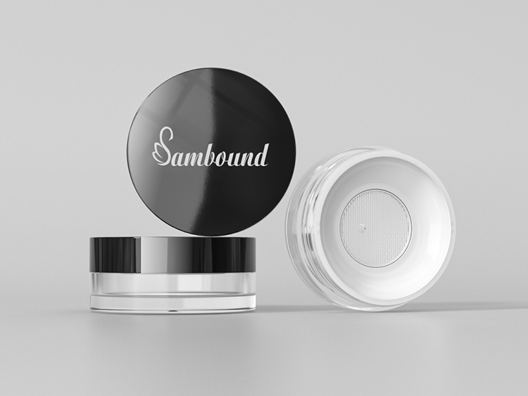 高透明帶濾網(wǎng)散粉分裝盒注塑件 高透明帶濾網(wǎng)散粉分裝盒注塑件