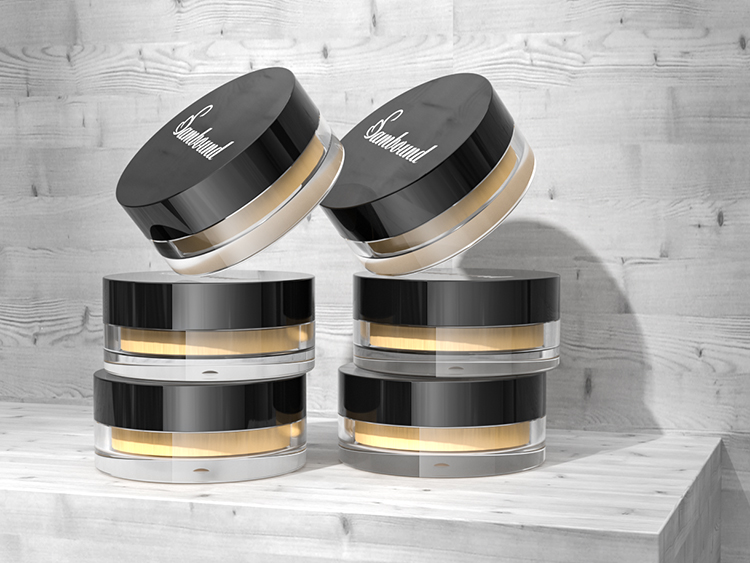 高透明帶濾網(wǎng)散粉分裝盒注塑件 高透明帶濾網(wǎng)散粉分裝盒注塑件