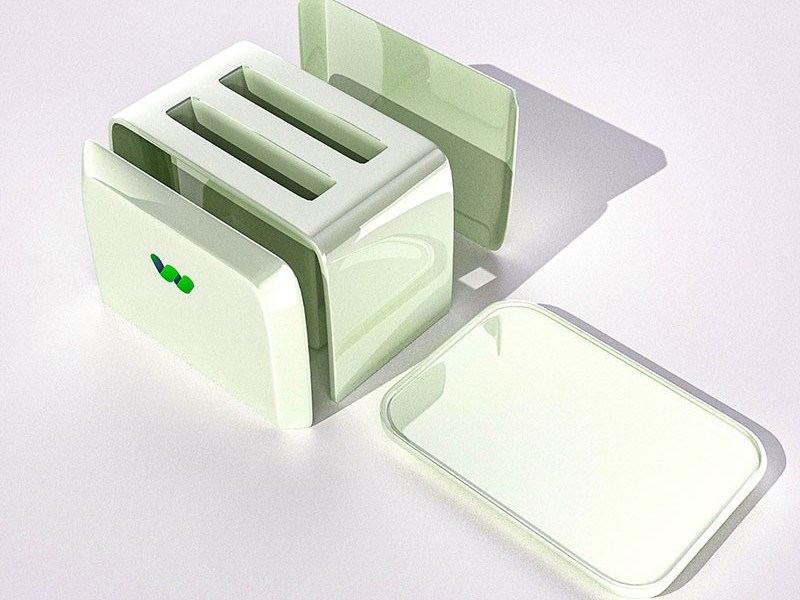 烤面包機(jī)外殼注塑成型 烤面包機(jī)外殼注塑成型